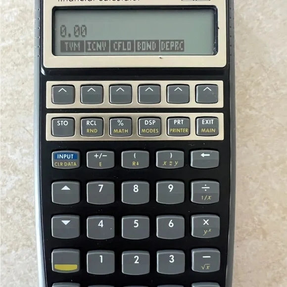 HP 17bII+ Financial Calculator with Case & User Guide - Picture 8 of 9